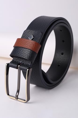 Image of Peter England Men's Leather Everyday Formal Belt