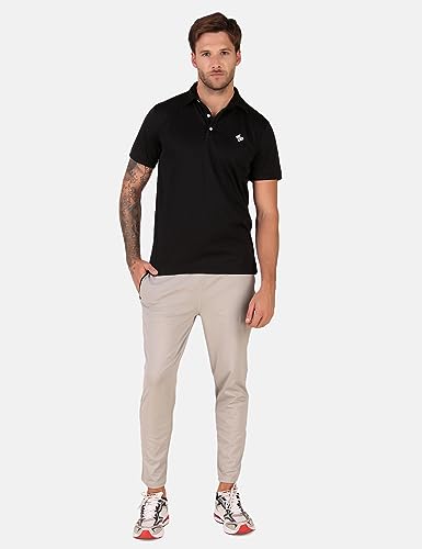 Image of John Ally Men's Gym Sports Polo T-Shirt: Stay Cool, Dry, and Comfy - Perfect for Workout and Casual Wear