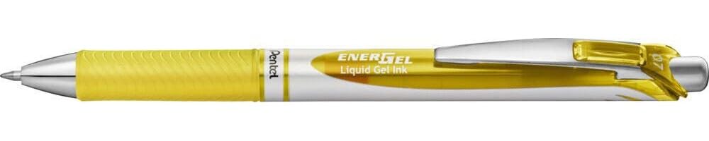 Pentel EnerGel Xm 0.7mm Rollerball - Yellow