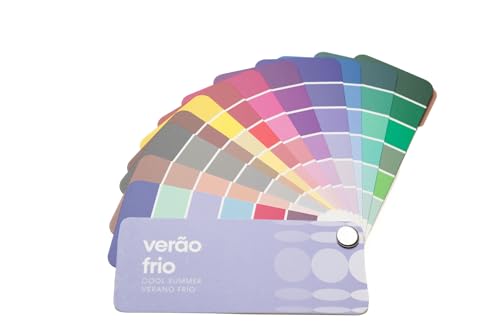 Multilingual Cool Summer Palette Color Fan by Studio Immagine, Personalized