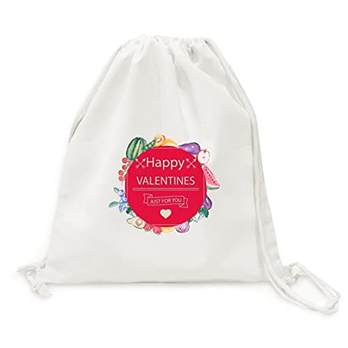 Sac en tissu pliable de Saint-Valentin pour fruits et légumes l'idée cadeau écoresponsable