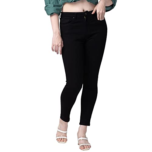 Image of Spykar Women's High Rise Cotton Super Skinny Ankle Length Jeans (Alexa)