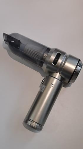 VNOST Car Vacuum Portable Mini Cordless Cleaner for Home(Dark Silver)