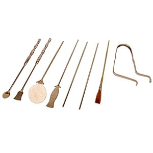 Incense Making Kit, Incense Mold Tool Kit Set – 7PCs/Set Shape Incense Mold Tools, Spoon, Press, Shovel, Brush for Yoga Meditation Incense Burner Home Fragrance Accessory