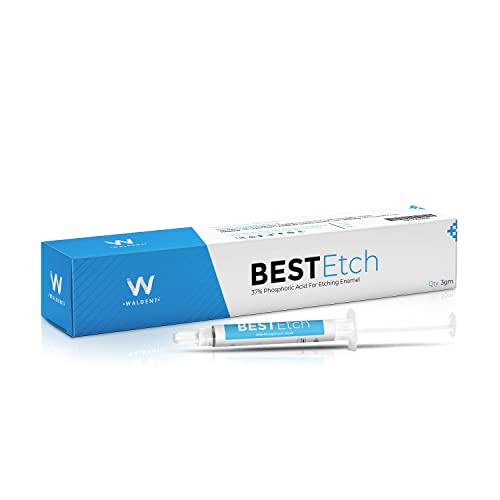Waldent BESTEtch Etchant Gel | 37% Phosphoric Acid | Dental Adhesive Preparation | 3g Syringe with Dispensing Tips