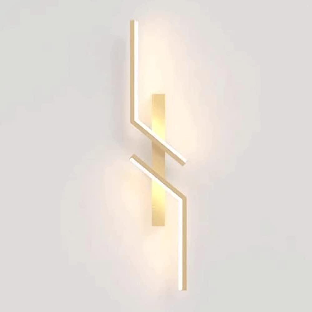 Lámpara de pared de cabecera de dormitorio lineal con iluminación decorativa LED moderna
