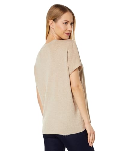 Image of Calvin Klein Womens Lightweight Crew Neck Everyday Short Sleeve Comfortable Poncho