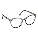 Peepers by PeeperSpecs Oprah's Favorite Women's That's a Wrap Round Blue Light Blocking Reading Glasses - Smoke +1.50