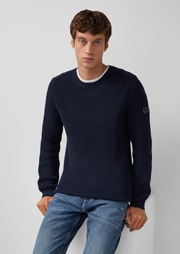 Pull-Over Homme s.Oliver anti-bouloche coupe parfaite qui ne se déforme pas