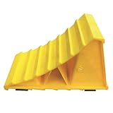 Radstopper - Hochleistungsgummi -Reifen -Chock | Anti-Rutsch-Design für sichere Parkplätze | Dauerhafte Unterstützung für Autos, Anhänger und Lastwagen während der Wartung, Laden und Lagerung