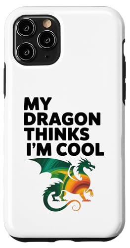 My Dragon Thinks I'm Cool,���킢���t�@���^�W�[�y�b�g �X�}�z�P�[�X iPhone 11 Pro �p