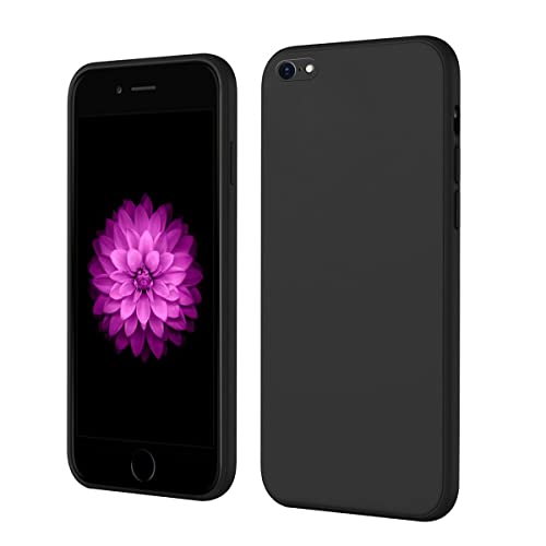 Image of LIRAMARK Silicone Soft Back Cover Case for Apple iPhone 6 / iPhone 6s (Silicone Black)