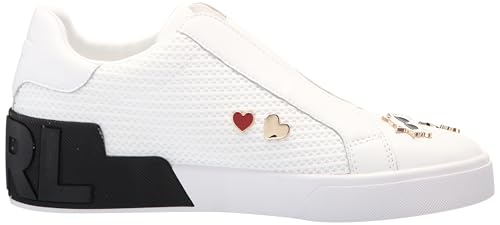 Image of Karl Lagerfeld Women's Mavise Slip on Sneaker with Pins