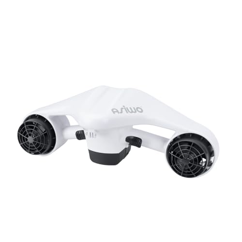 Image of Asiwo Underwater Scooter, Sea Scooter Dual Motors with Action Camera Mount for Kids /Adults, Water Scooter 40M Waterproof for Scuba Diving Snorkeling Pool Sea Adventures