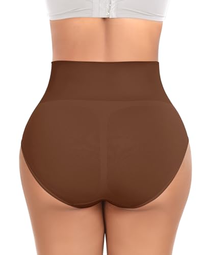 Image of Werena Tummy Control Shapewear for Women High Waisted Body Shaper Panties Slimming Girdle Shaping Briefs