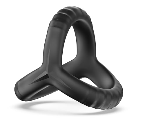 Black Male Silicone Toy Rubber Adult Toys for Couples Rings for Men for Games Erection Longer Harder Stronger Cock Enlargement Machine Easy in Sweater Pocket 1F56C6