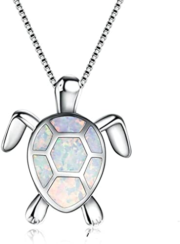 Cute Turtle Pendant Necklace Lovely Animals Plated Silver Necklace Jewellery Gifts, Nice Design