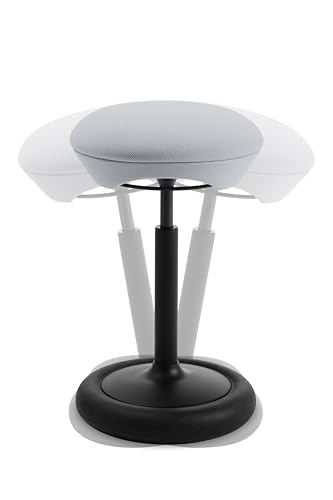 Image of Topstar SITNESS HOP HIGH Ergonomic Stool with Three-Dimensional Movement Sitness Technology Made in Germany Colour: Black /Grey