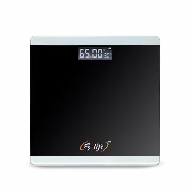 EZ-LIFE Smart Digital Weighing Scale 180KG Capacity, Body Weight Machine with 4 High Precision Sensors, Tempered Glass Platform, Large LCD Display, B28-image-13