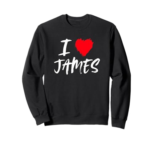 I Love James Son Dad Husband Boyfriend Grandson ���b�h�n�[�g �g���[�i�[