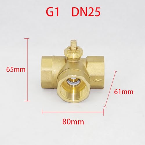 Válvula de bola de 3 vías eléctrica de latón DN15 para evitar cortes de agua 6