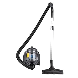 Amazon Basics – Zylinder-Staubsauger, leistungsstark, kompakt und leicht, ohne Beutel, für Hart- und Teppichböden, HEPA…