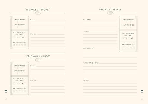 Agatha Christie Reading Tracker: Read, Solve, Record - Image 5