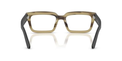 Image of Emporio Armani mens Ea3277u Universal Fit Rectangular Prescription Eyewear Frames