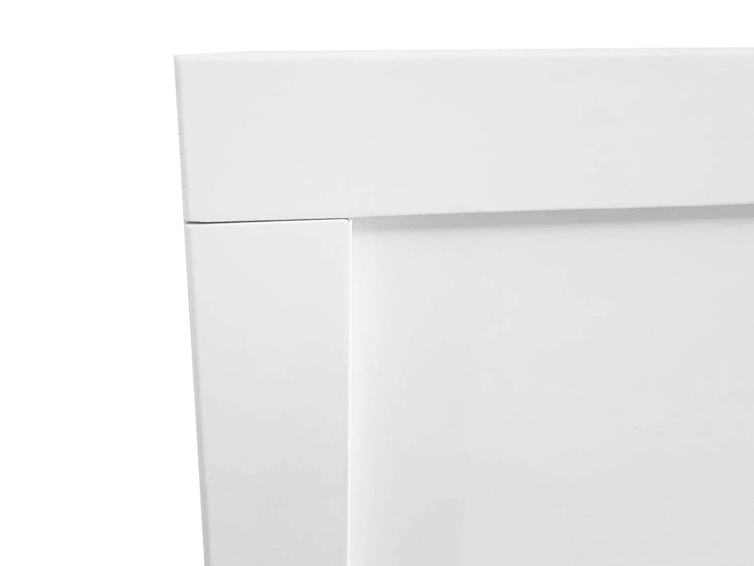 Cabecero Classic para Cama de 105 Fabricado en Madera Maciza de Pino Acabado en Blanco nordico