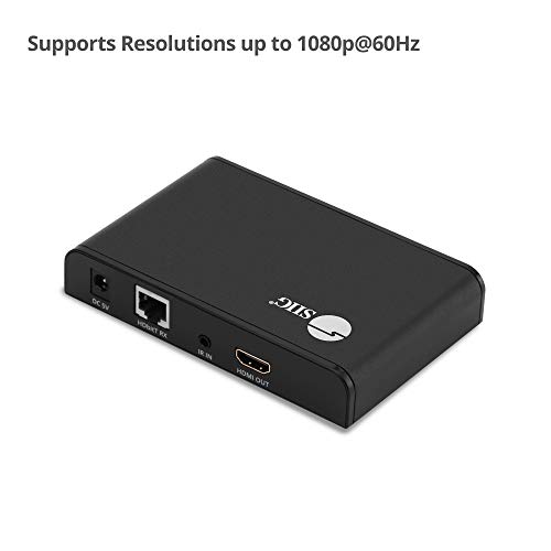 Siig Hdmi Hdbitt Receiver For Loop Out Hdmi Over Ip Extender One-To-Many Kit, 1080P 395Ft - (Additional Receiver Box Only For Sku: Ce-H24B11-S1) #TOP2