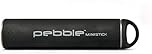 Veho Pebble Ministick Power Bank | New | 2,200 mAh | Battery Pack | iPhone Charger | Samsung Charger | Rechargeable Powerbank | Portable Phone Charger | Black (VPP-102-BL-2200)