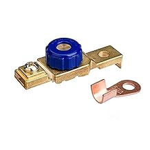 DC12V 80A Motorcycle Battery switches Cut Off Kill Terminal Anti-Leakage Disconnect Switches for Cars Boats Rv Trucks ATV UTV SUV Jet Ski Blue