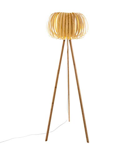 Atmosphera - Lampadaire Effet Bois H 150 cm Sien