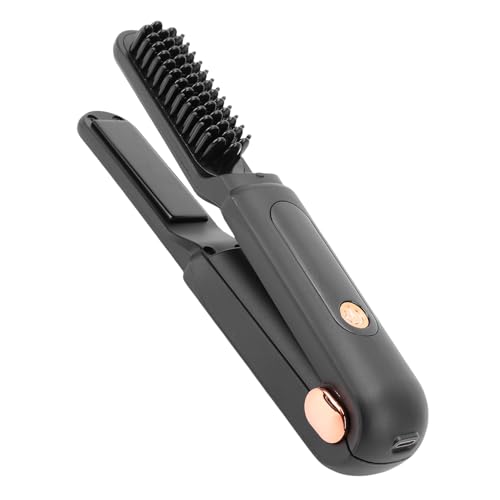 Plancha de Pelo Inalámbrica con Pantalla Digital Negra miniatura 1