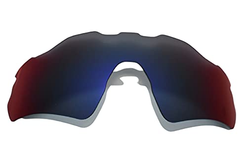 Oakley Radar EV path vented 交換レンズ 偏光 オークリー レーダーイーブイ パス 通気孔付きマルチオプション (偏光グレーw/プラズマミラー)
