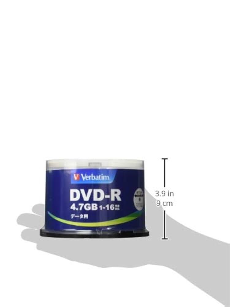 Amazon.co.jp: Verbatim バーベイタム 1回記録用 DVD-R 4.7GB 50