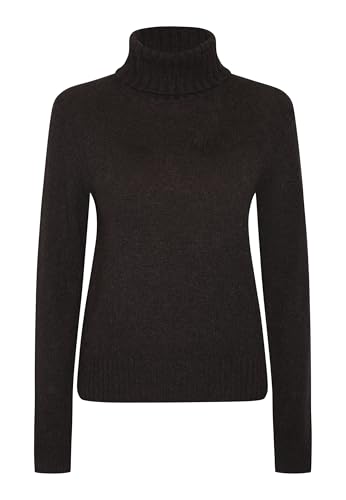 Image of Style & Republic Women's 100% Cashmere Turtleneck Sweater, Regular Fit, Premium Knit Jumper for Autumn, Winter and Spring