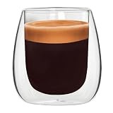 Bialetti(ビアレッティ)ヴェローナ ダブルウォールグラス 耐熱ガラス 80ml 2個入り