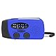 Kurbelradio Tragbare Notfallradio mit Handkurbel LED Taschenlampe, IPX3 Wasserdicht Solar Radio mit Laterne, USB Aufladung Weltempfänger, Powerbank Handy Ladegerät für Camping (Europäisches)