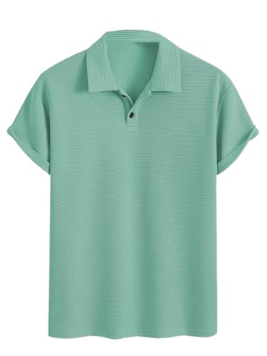Image of TAGDO Men's Premium Waffle Knit Regular fit T-Shirt || Mens Tshirt (2018)