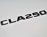 No se cae cuando se pega FNWD Negro Brillante CLA 250 Emblema de la Insignia de la Bota Trasera Número de Letra Compatible con CLA Edition Class AMG C118