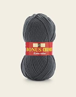 Hayfield Bonus Chunky, Slate (651), 100g by Sirdar, Grey, F060-651