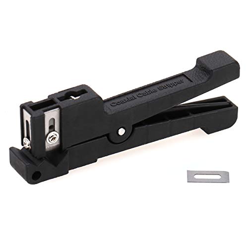 Fiber Optic Tool 45-165 Fiber Loose Tube Transverse Fiber Optic Buffer Tube Coaxial Cable Stripper Coax Stripping Hand Tool