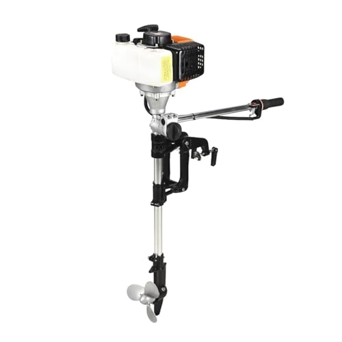 Motore fuoribordo raffreddato ad aria 2,5 HP - Motore a benzina a 2 tempi per gommoni, kayak, gommoni e canoe