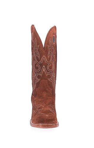 CORRAL LADIE'S SHEDRON SUEDE EMBROIDERY & PULL HOLES SQ TOE, CORRAL 43.8 X 34.8 X 11.0 SOLE,COWHIDE LEATHER, WESTERN BOOT, A44774