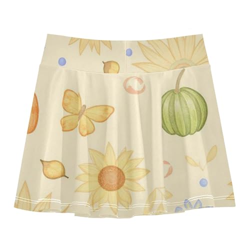 Athletic Skorts for Girls with Built in Shorts Flowy Little Girls Golf Skirt Pleated Skirt for Kids with Pockets2