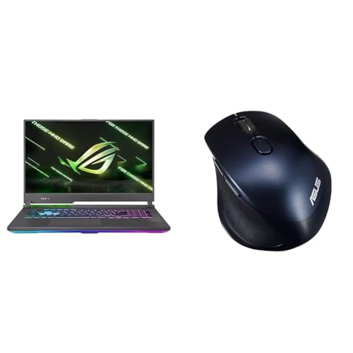 Image of ASUS ROG Strix G15 (2022), 15.6 inch(39.62 cms) FHD 300Hz /3ms, AMD Ryzen 7 6800H, RTX 3060 6GB Graphics, (16GB RAM /1TB SSD), G513RM-HF274WS MW203 Mouse (Blue)