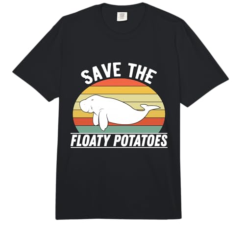 Save The Floaty Potatoes | Angsty Manatee Comfort Colors Adult Heavyweight T-Shirt