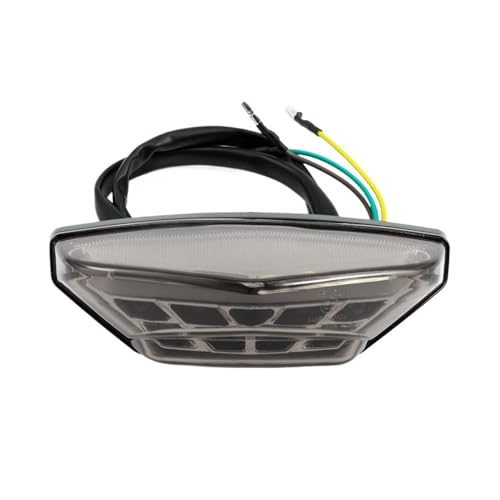 Feu arrière de moto à LED universel 12V avec feu de jour et stop 3 fils