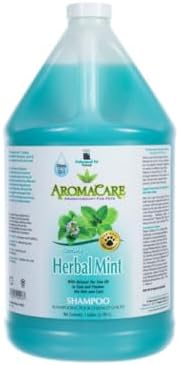 Professional Pet Products PPP AromaCare Cooling Herbal Mint Shampoo for Dogs - Spearmint & Tea Tree Oil - Natural Healing & Rejuvenating Wash for Skin and Coat - 1 Gallon image 5